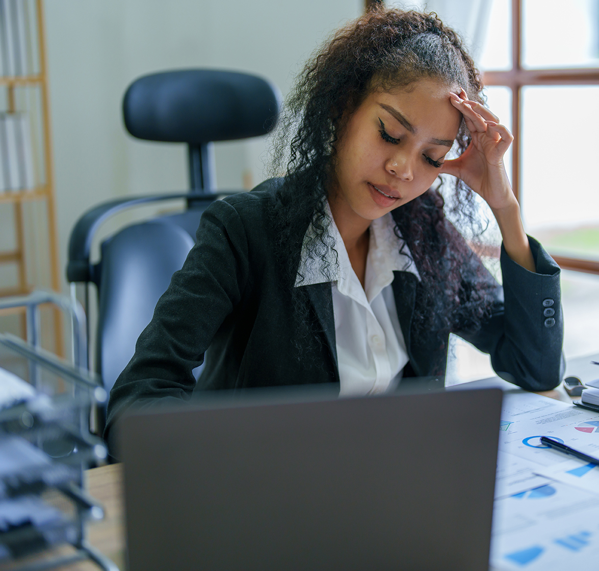 African Americans women entrepreneurs showing fear and anxiety